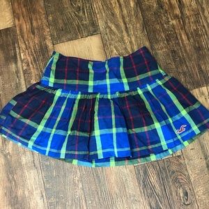 NWT Plaid Hollister Tennis Skirt S Small Juniors